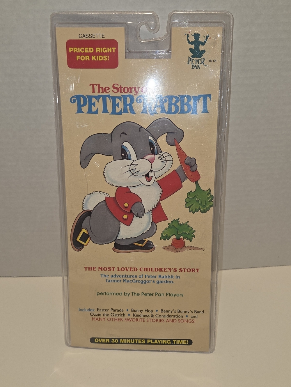 Vintage 1992 Peter Pan Records "The Tale of Peter Rabbit" cassette tape Sealed